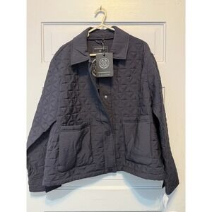 Bernardo  Quilted Jacket Women's Lightweight Puffer Coat Minimalist Chic XL